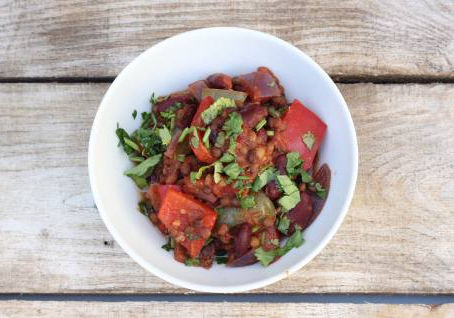 Lentil Chilli by The Greedy Fox