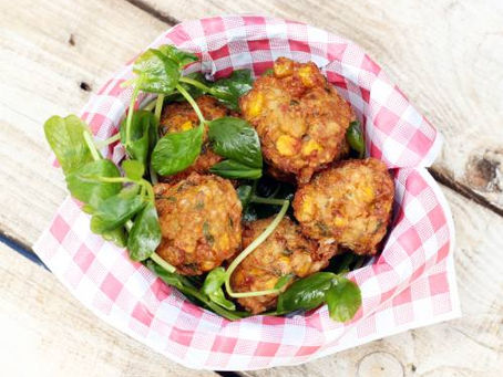 Jerk Sweetcorn Bites by The Greedy Fox