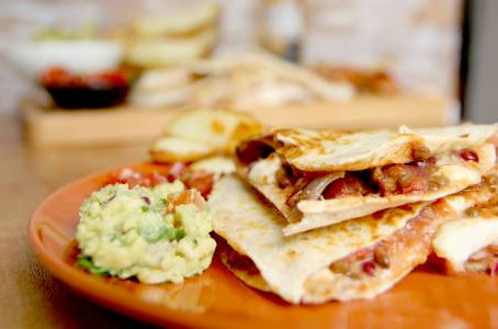 The Greedy Fox Leftover Quesadillas