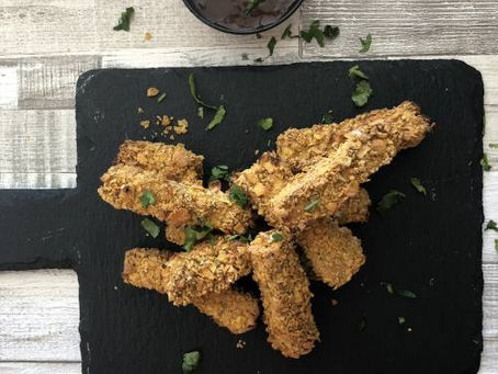 Vegan Tofu Caribbean Nuggets by The Greedy Fox