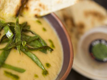 Mexican Cauliflower Soup by The Greedy Fox