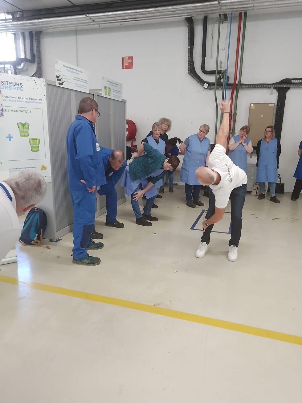 Echauffements avant prise de poste