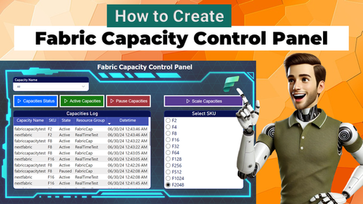 Fabric Capacity Control Panel: Control and Manage All Fabric Capacities in one centralized panel