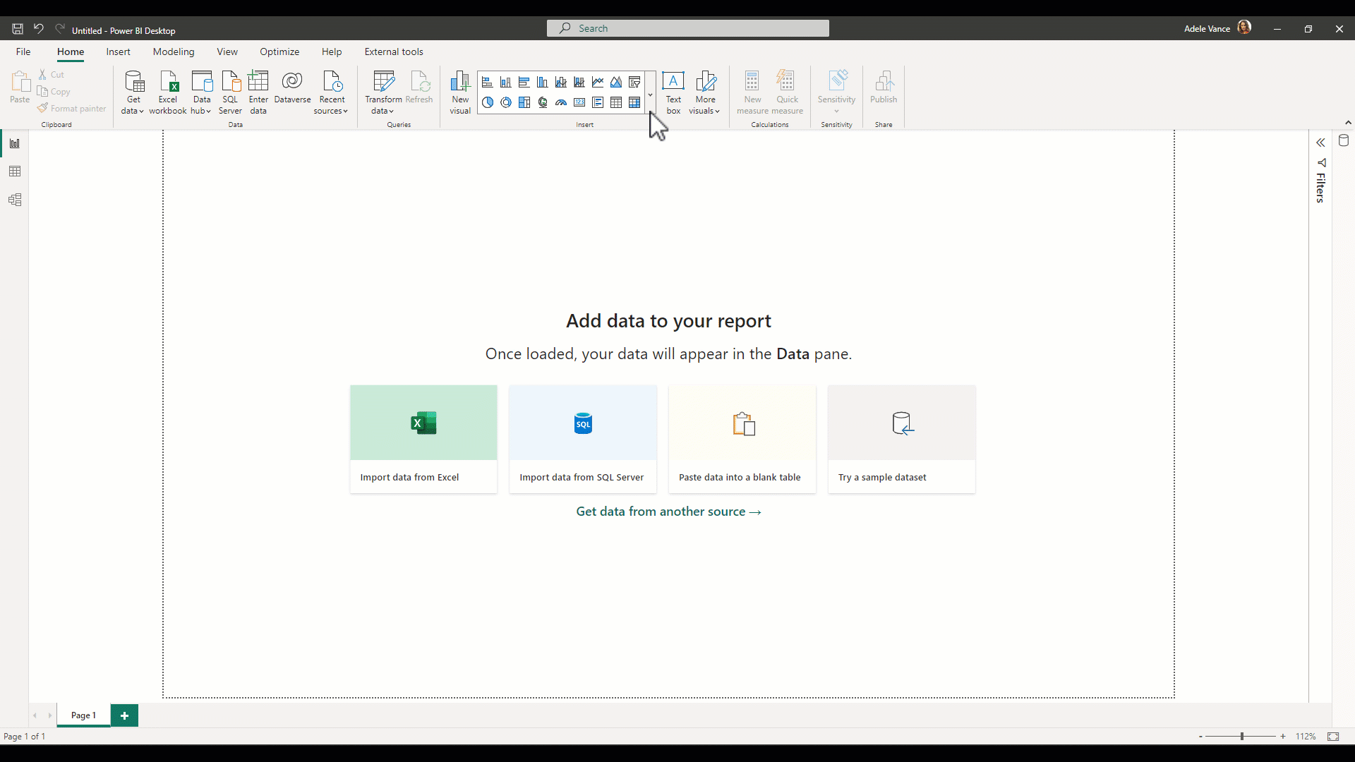 How to add the DENEB visual to a Power BI Report