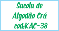 Sacola de Algodão Crú