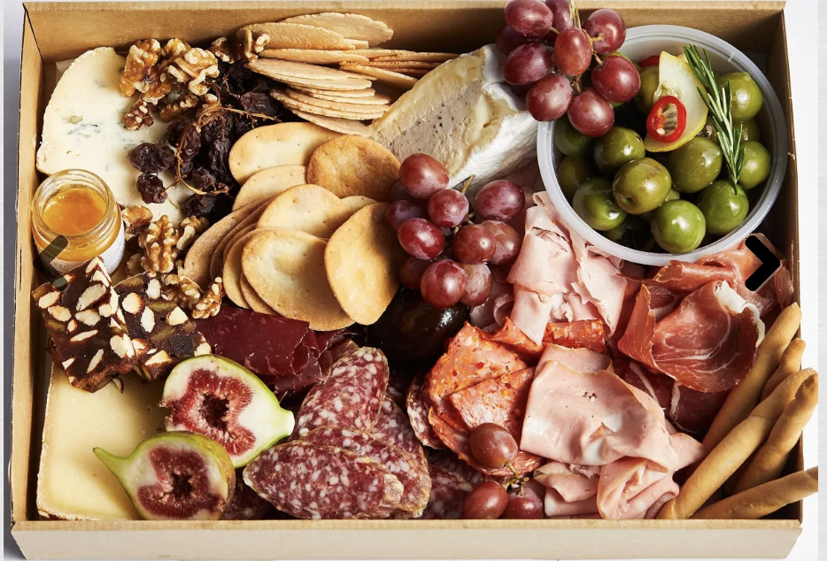 Arranged Food and Objects