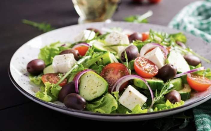 Arranged Food and Objects