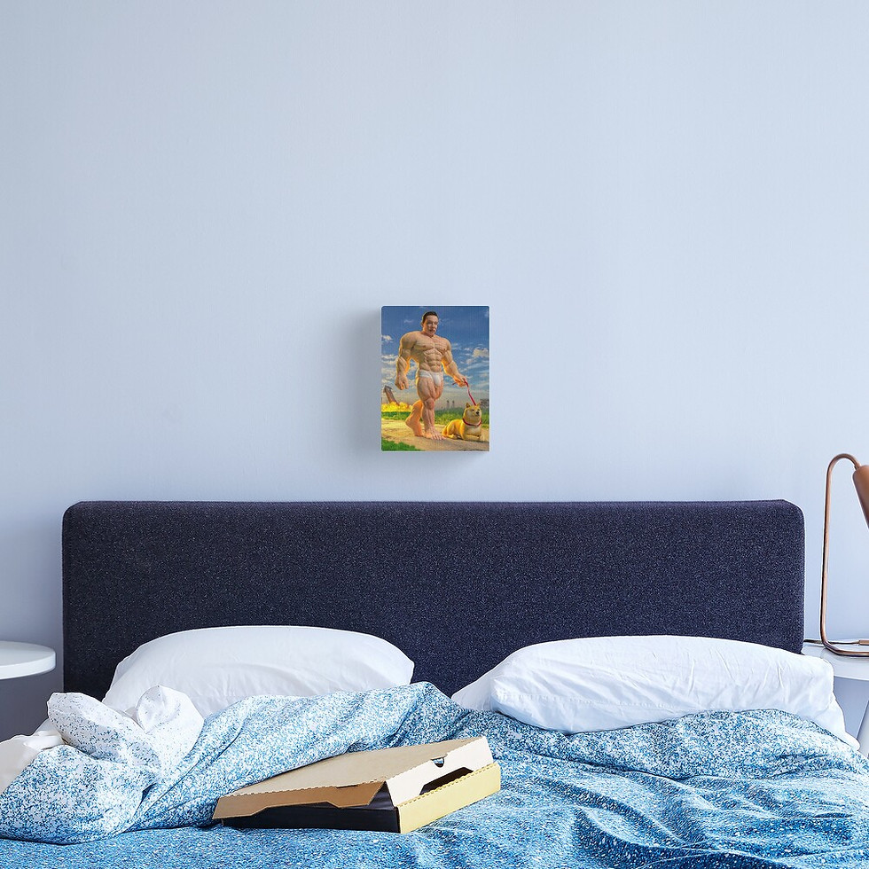 Thumbnail: GIGACHAD #5028 Canvas Print