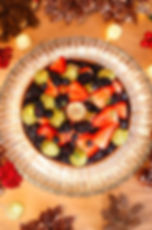 Torta de frutas vermelhas