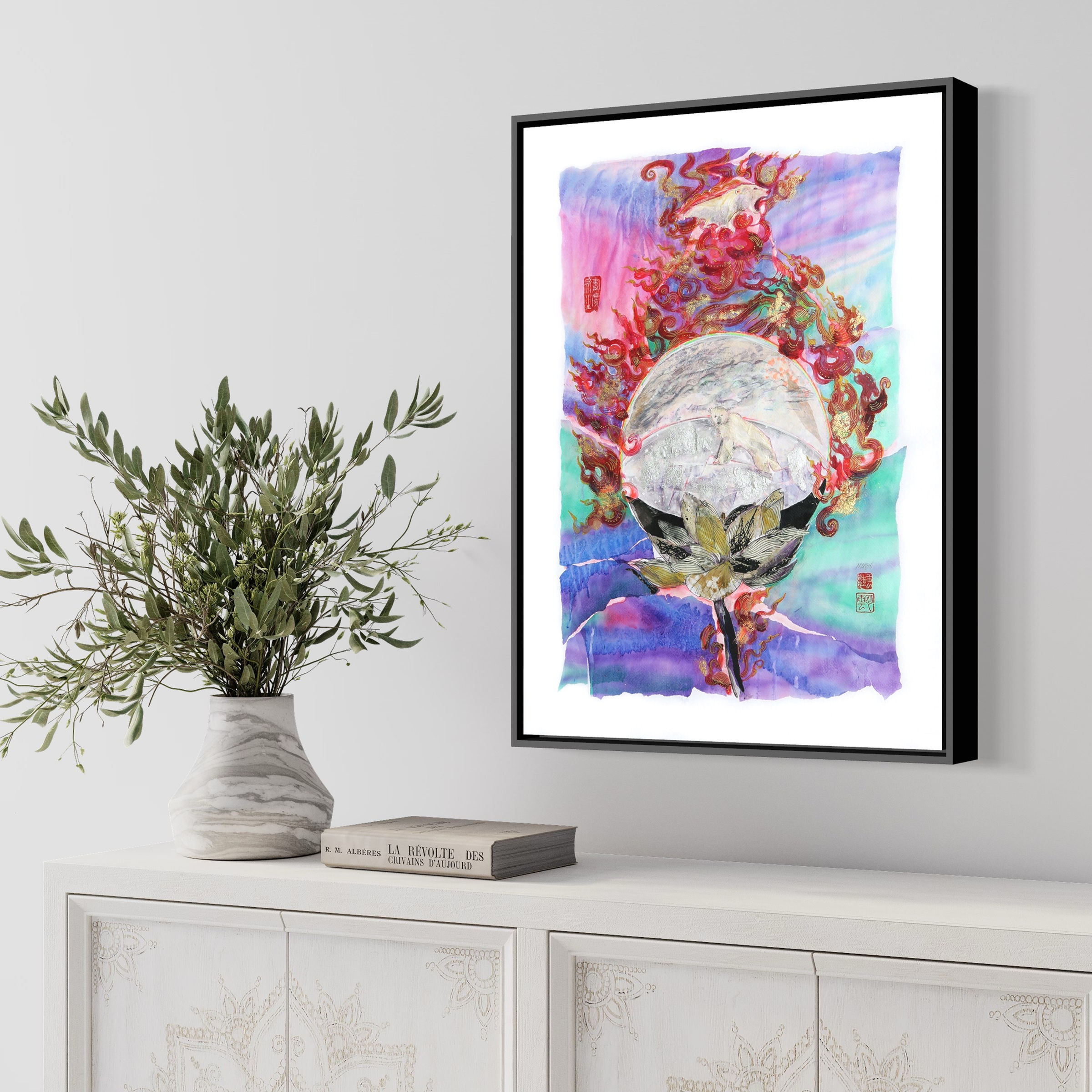 PADMA
Size: 23" 2/3 x 31"1/2 in. | mixed media on paper
Format: 60 x 80 cm | techniques mixtes sur papier
© Caroline Maby