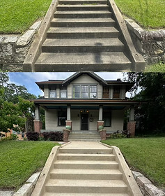 Driveway and sidewalk cleaning