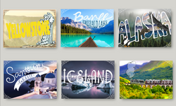 postcards of my favorite travels