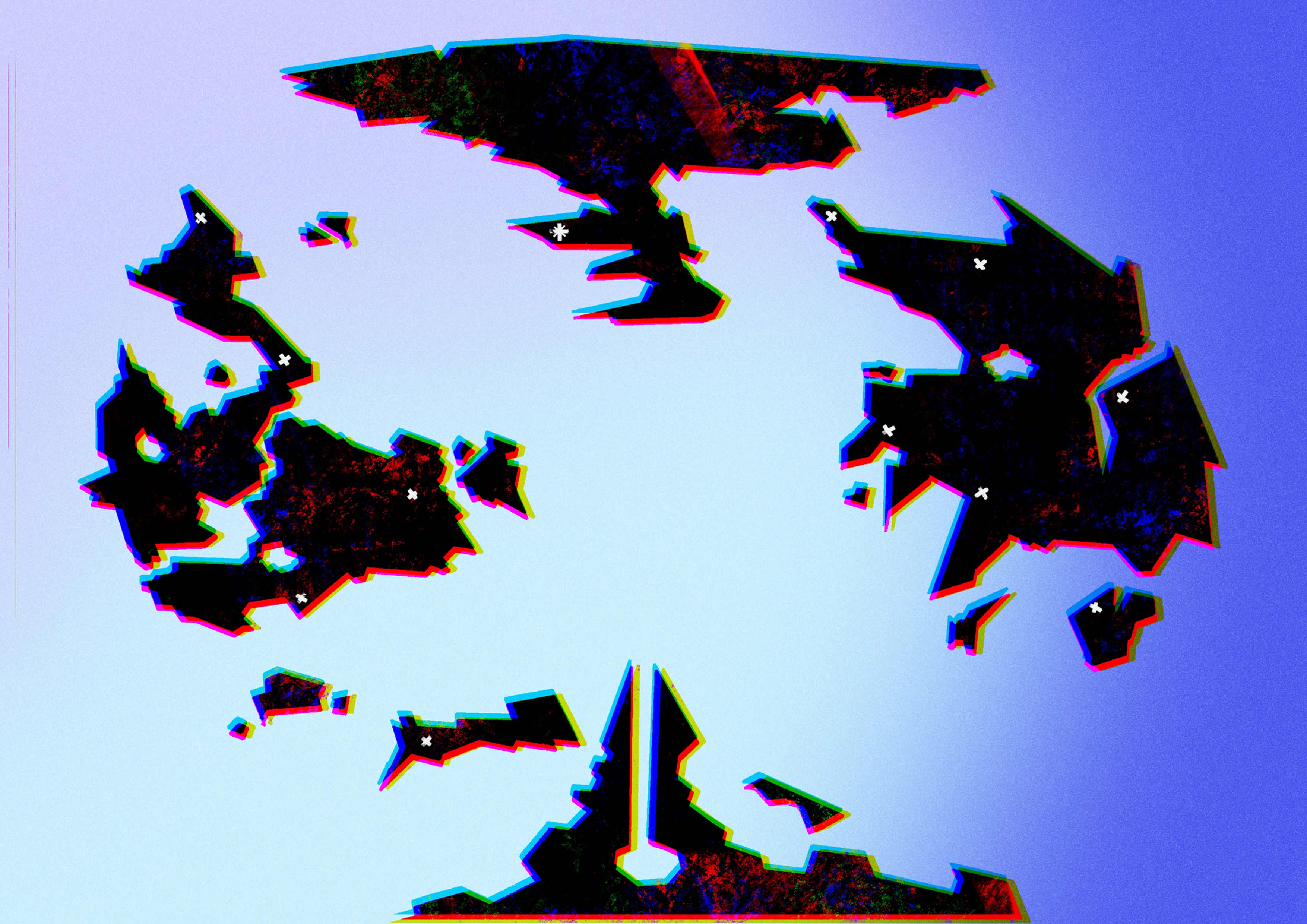 The Light Touched Lands - Print