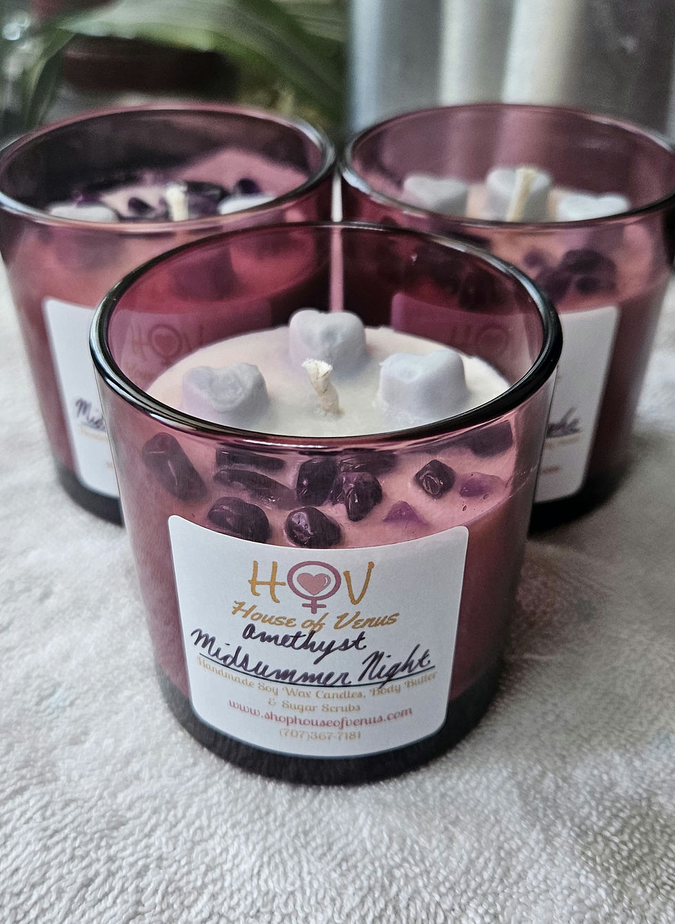 Thumbnail: Midsummer Night w/Amethyst Crystals