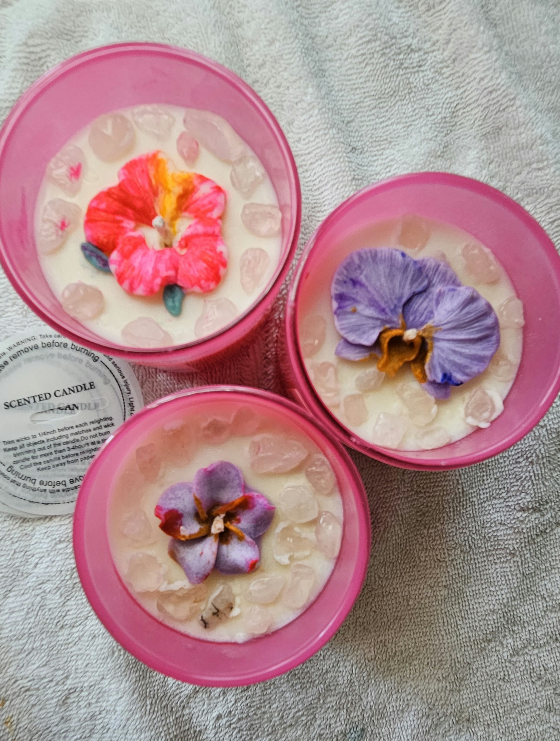 Honeysuckle Jasmine w/Rose Quartz Crystals