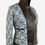 Thumbnail: Bespoke Brown Lamb Hide Biker Jacket with Blue Floral Linings