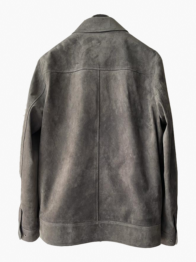 Thumbnail: Bespoke Grey Suede Blouson