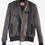Thumbnail: Bespoke Men's Grey Lambskin Racer Leather Jacket