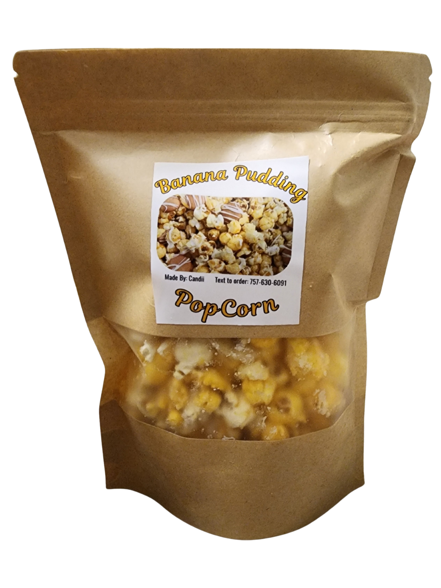 🍌✨ Banana Pudding Popcorn