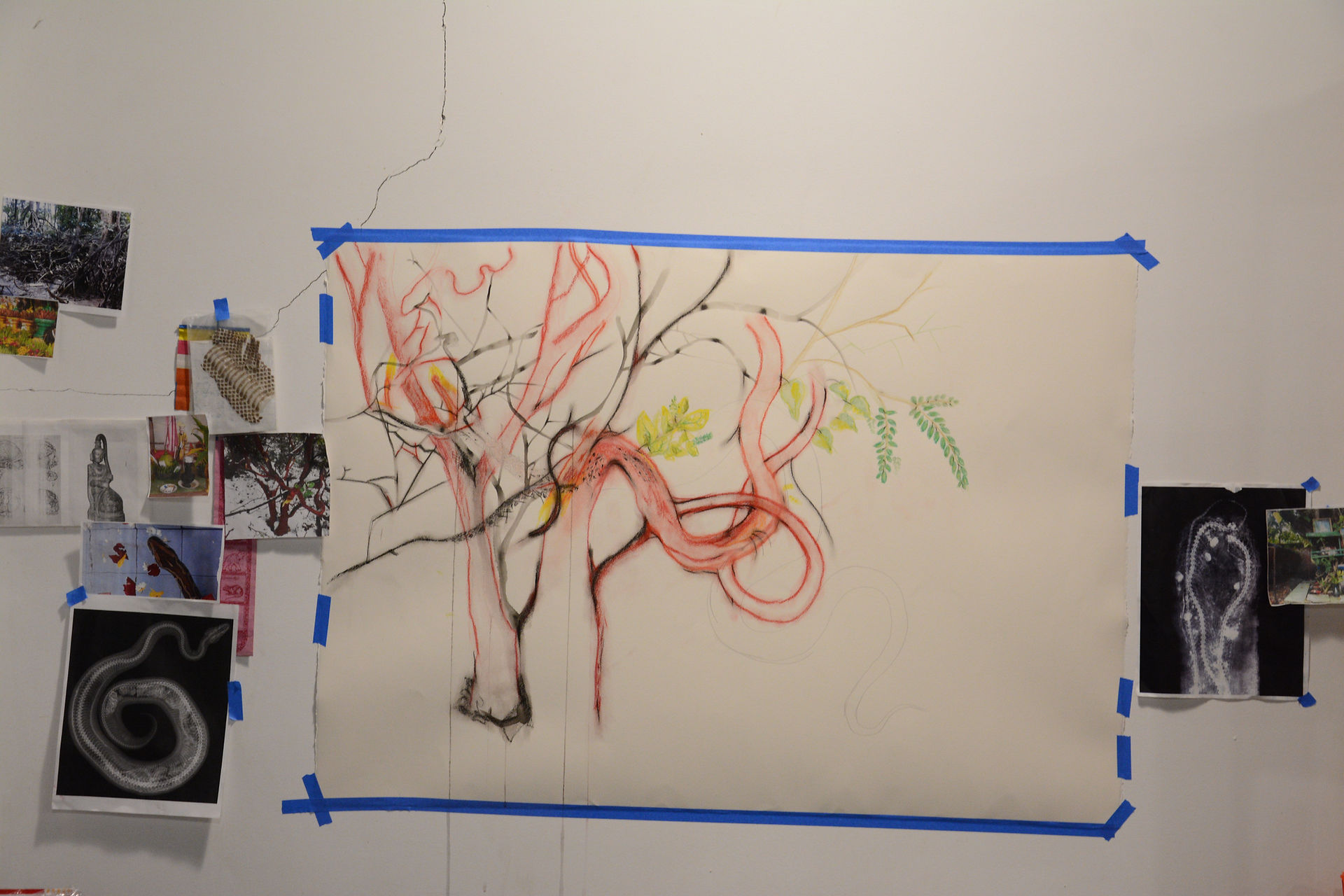 Inspirational wall and new drawing