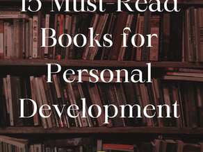 15 Must-Read Books for Personal Development