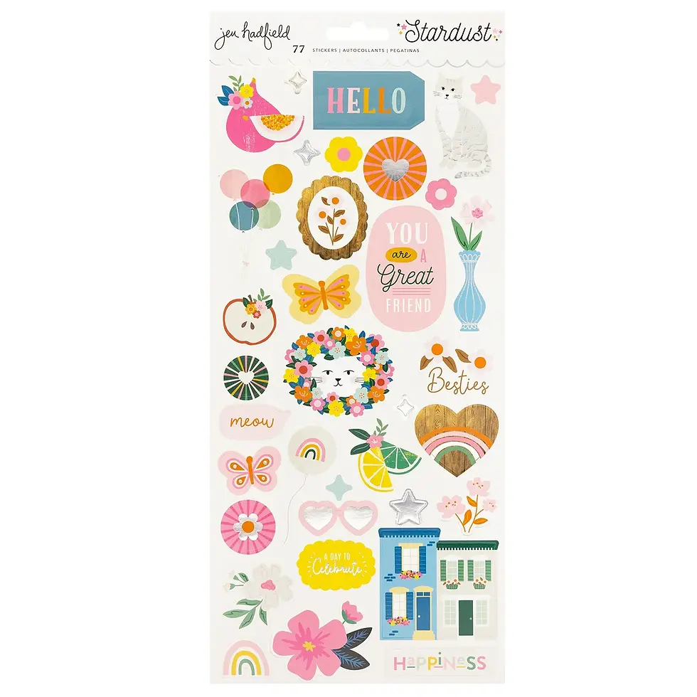 Thumbnail: Stickers Wonderful Silver