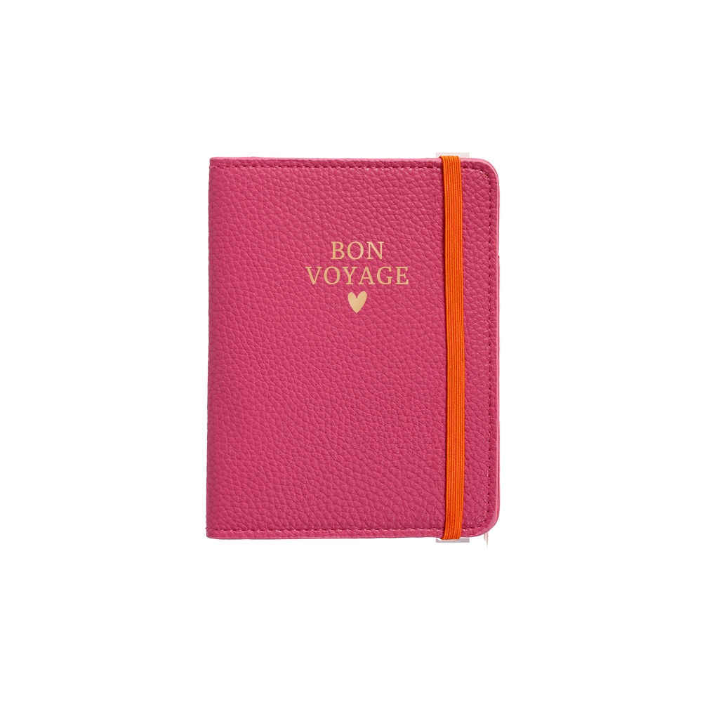 Porta Pasaporte Fucsia