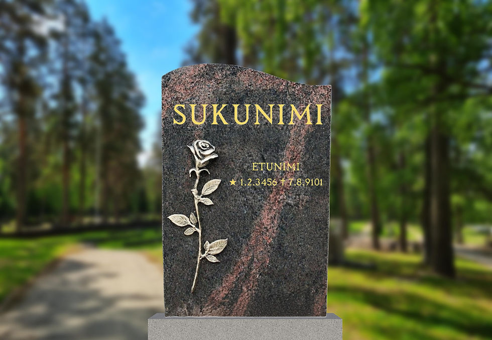Kaunis pieni hautakivi