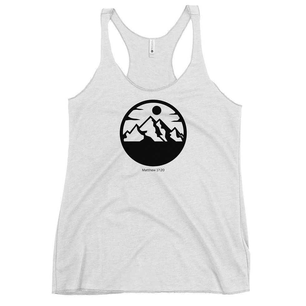 Thumbnail: Faith to move mountains, Women's Racerback Tank
