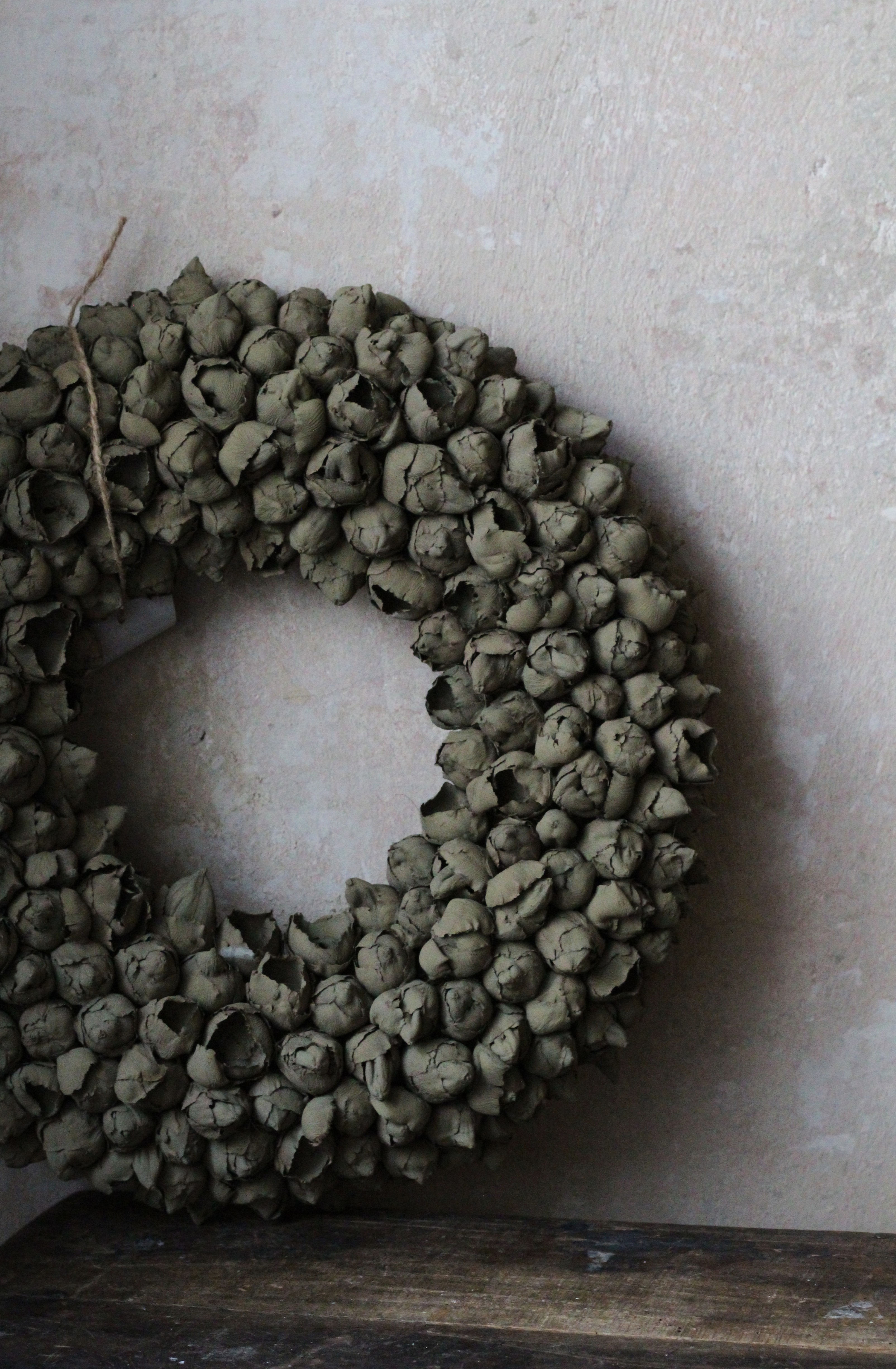 wianek z kwiatu kokosa