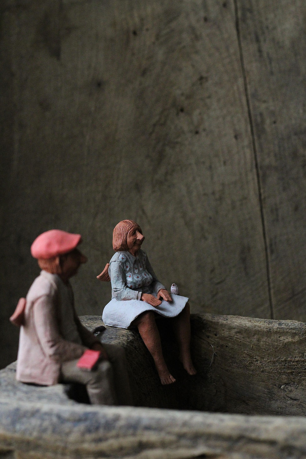 Miniatura: Babcia z ptaszkiem No. 1