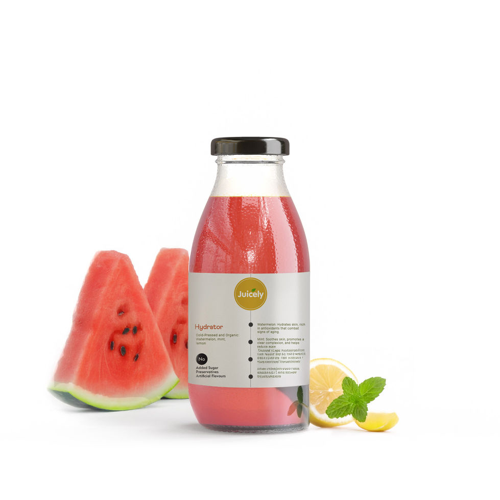 The Hydrator Juice | Cold-Pressed Watermelon, Mint & Lemon Juice