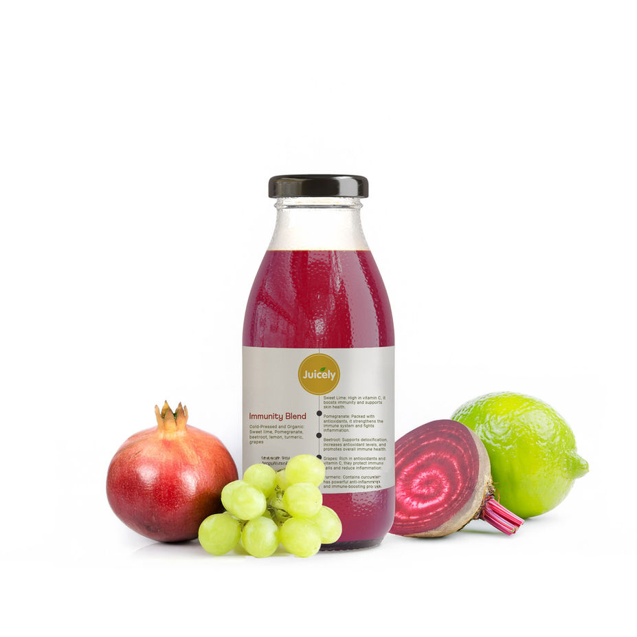 Immunity-Blend | Immunity Boost Juice Pack | Weekly Cold-Pressed Wellness Juice Plan | Juicely