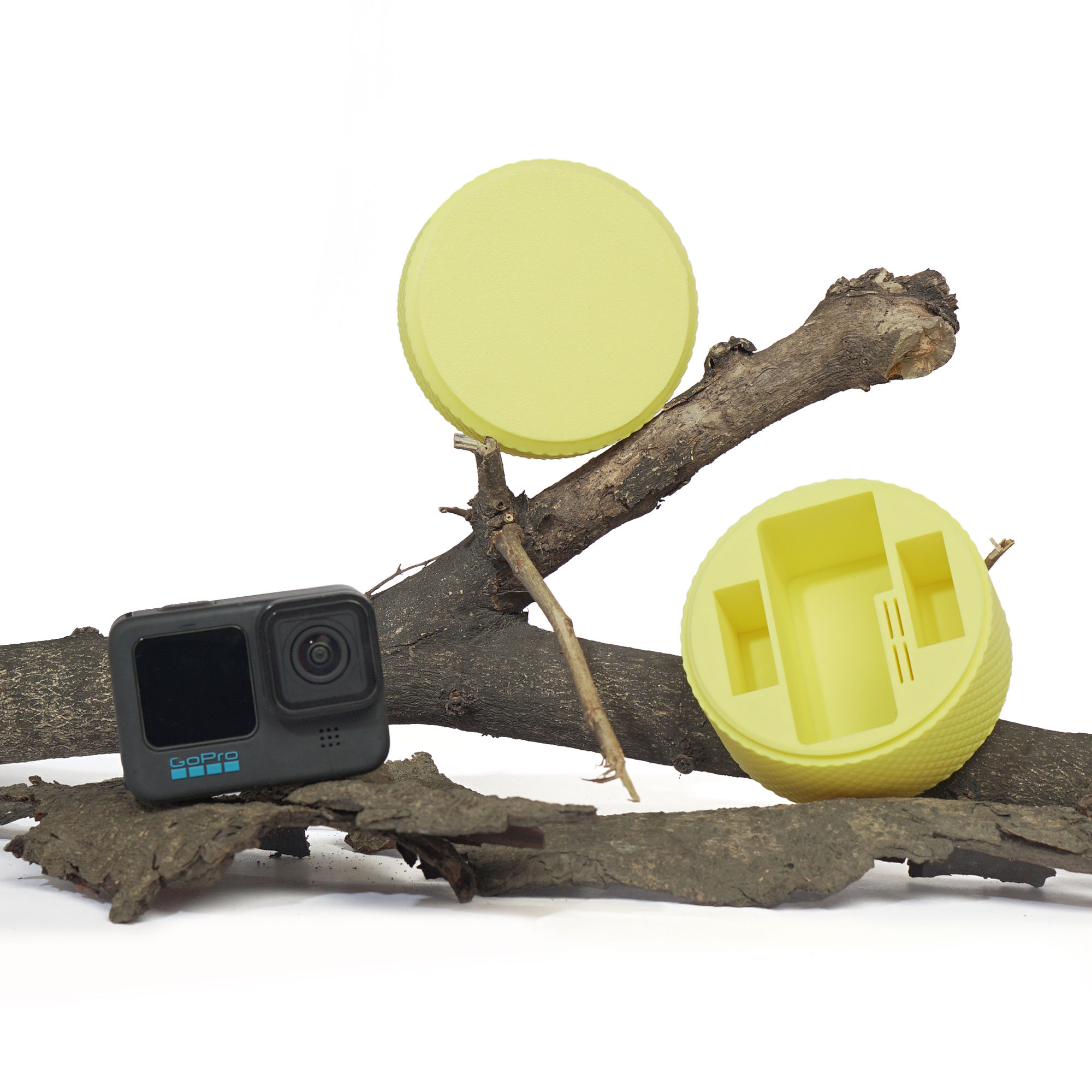 3D-Printed GoPro Storage Box – Yellow Edition