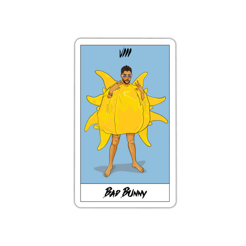 Bad Bunny Tarot Card JesusXart