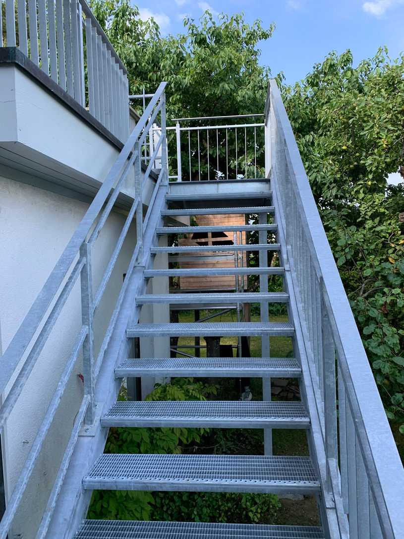 Gitterrost Treppe