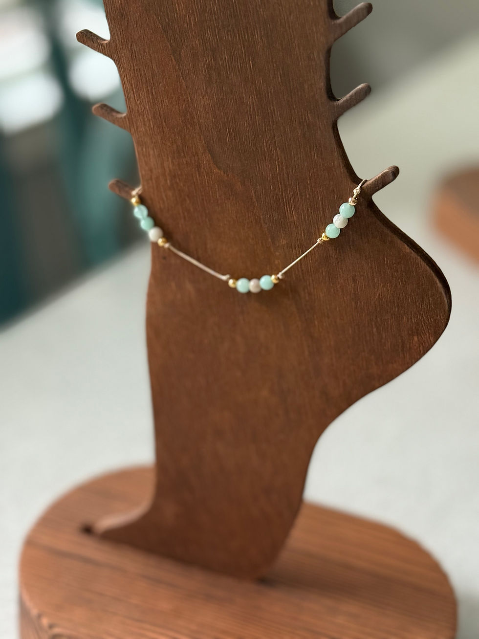 Thumbnail: Amazonite Ellipses Anklet
