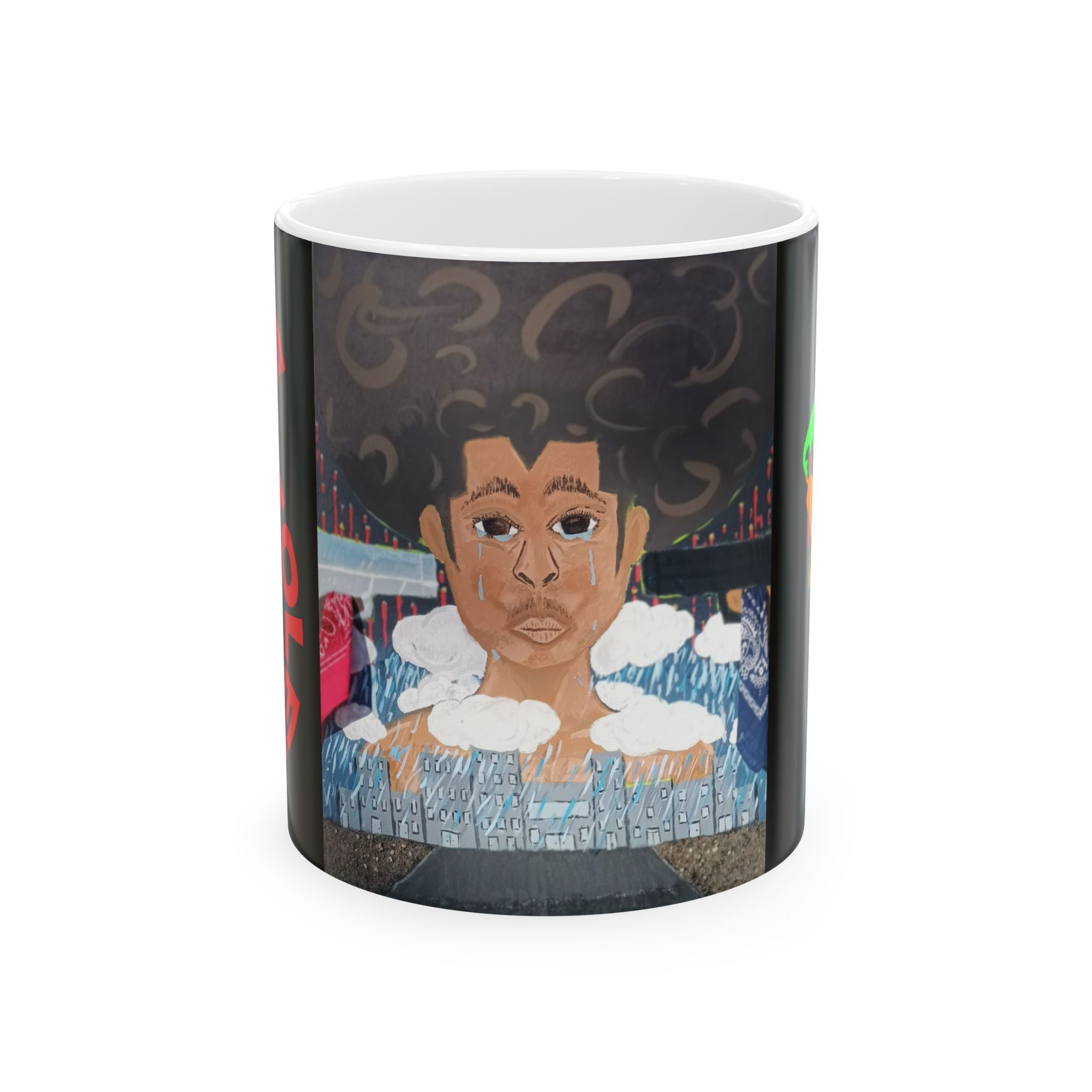 STOP THE VIOLENCE Ceramic Mug, (11oz, 15oz)