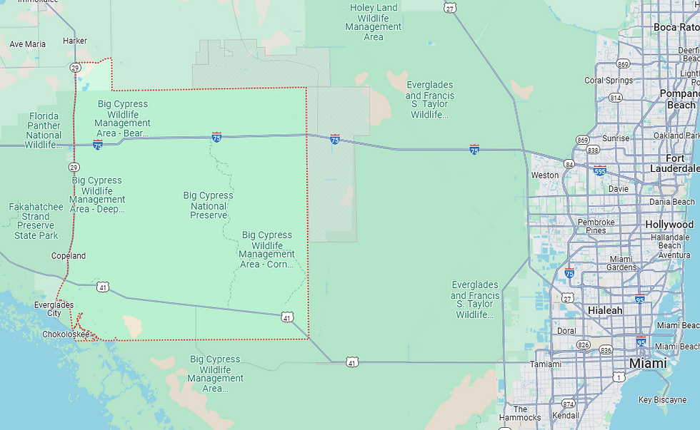 Big Cypress Map