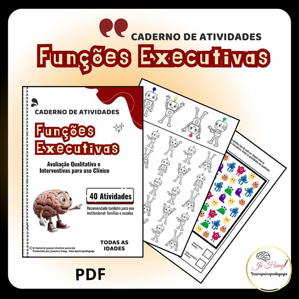 Funções Executivas - Caderno de Atividades