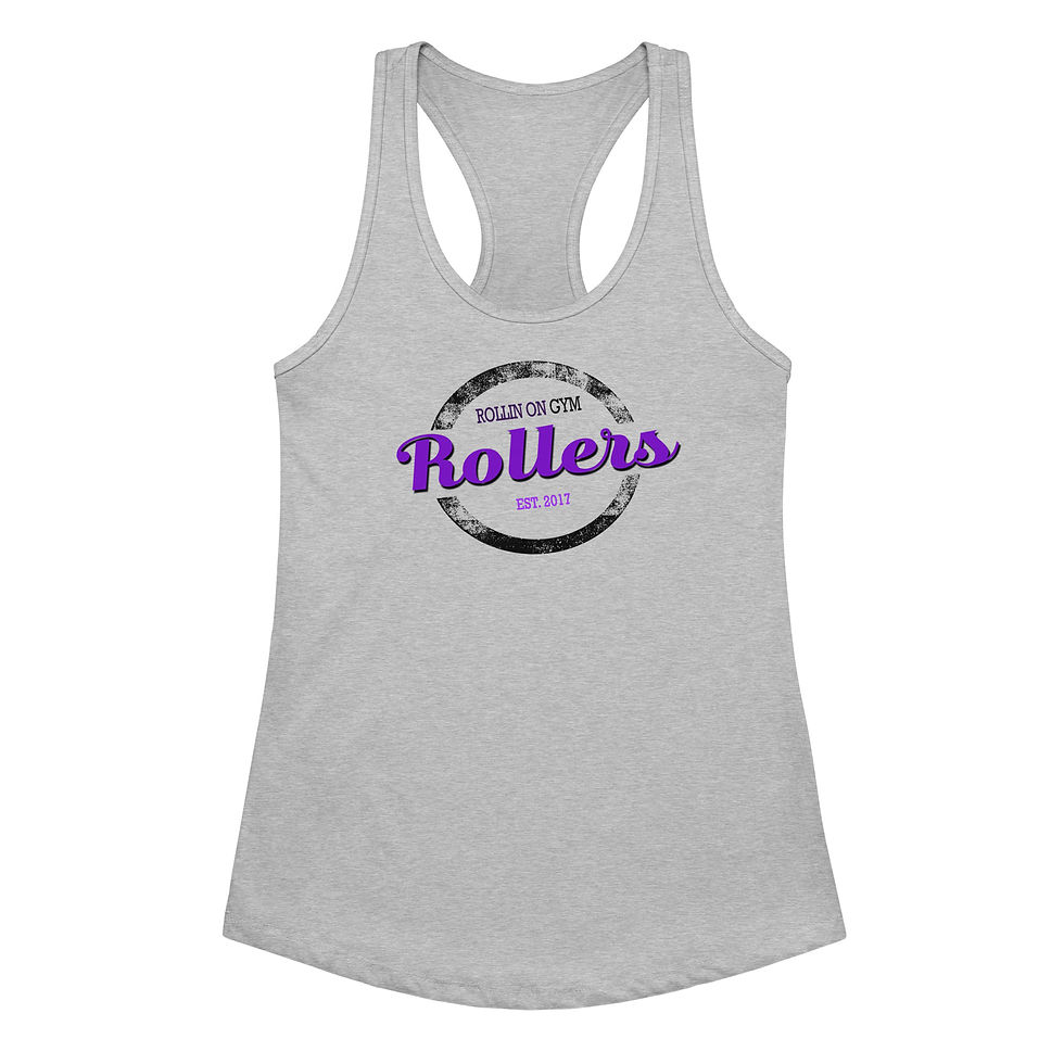 Thumbnail: Rollers - Women’s fitted racerback tank top
