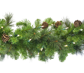PRE-LIT GARLAND