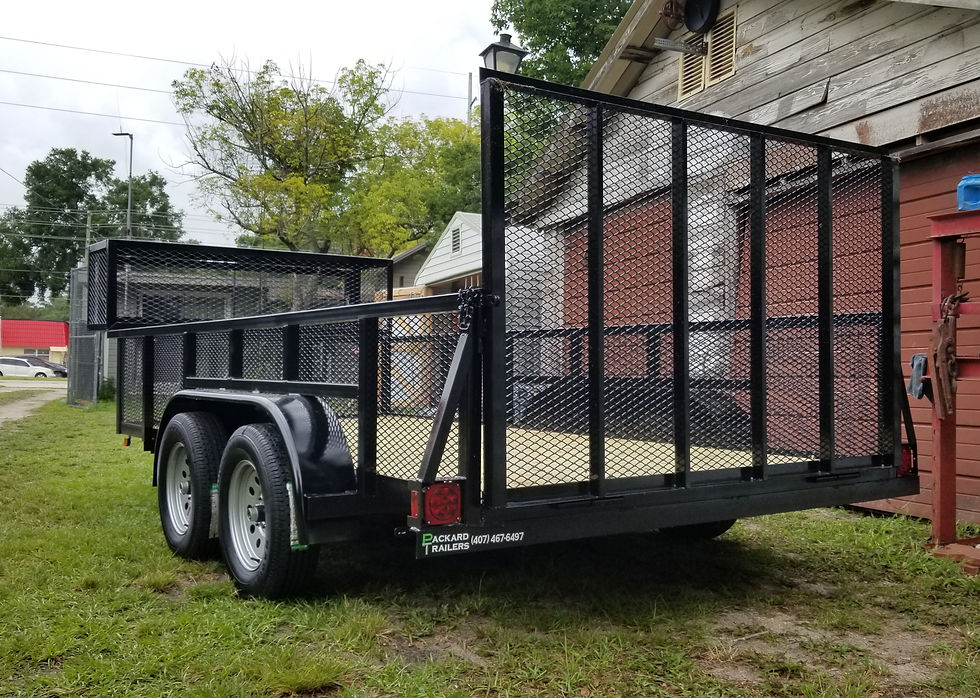 Thumbnail: 6' x 14' Tandem Axle Utility Trailer for Sale Packard Trailers Winter Garden Florida