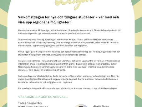 Välkomstdagen 2026
