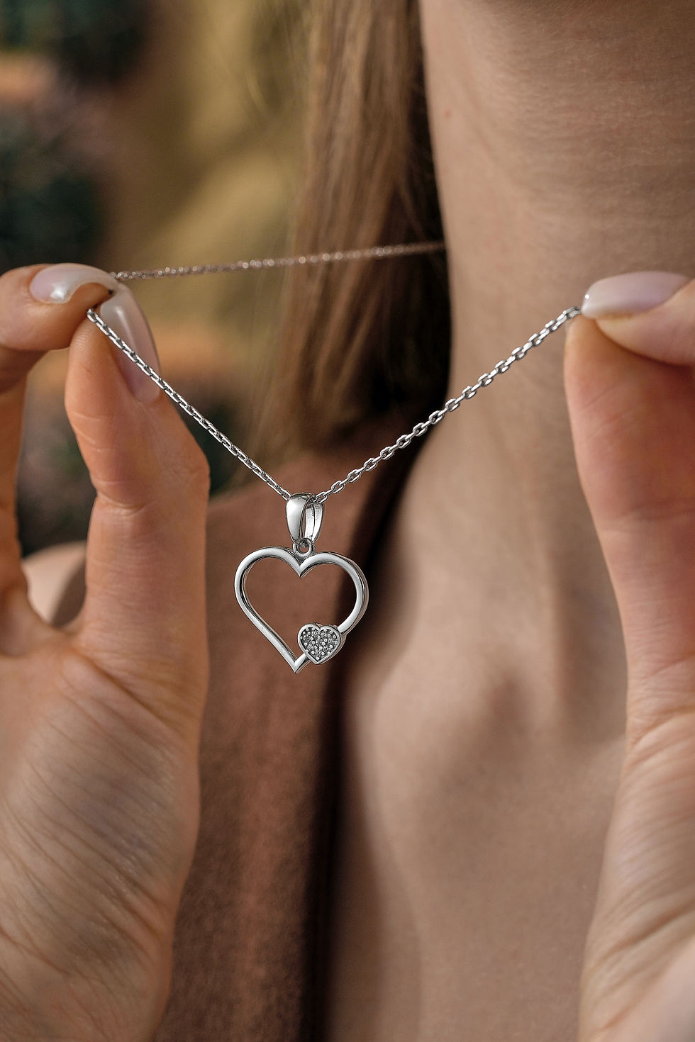 Küçük resim: Pure Heart Handgemaakte Zilveren Ketting