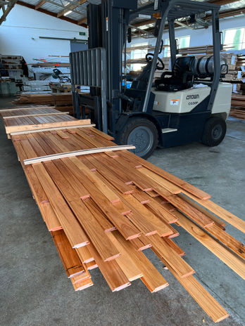 Pre-oiled timbers on forklift.jpeg