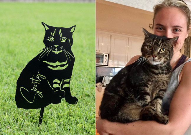 Pet Memorial for cat made in Australia