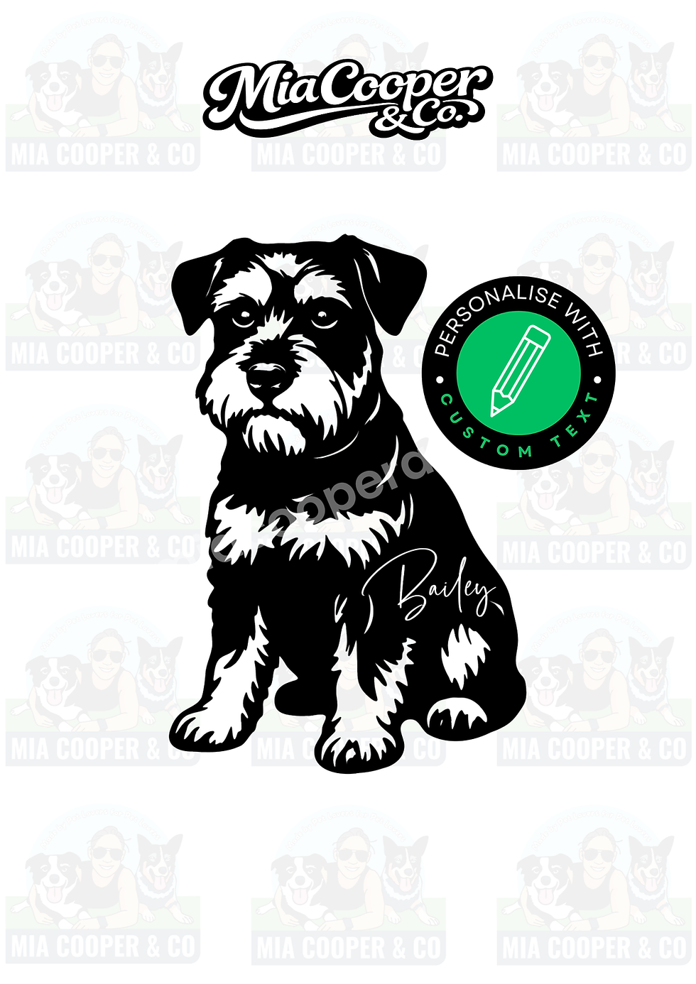 Metal garden Art for Schnauzer Dog