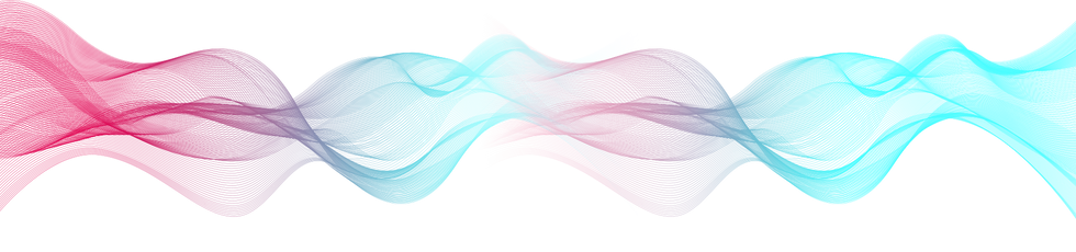 Colored line waves 3d background