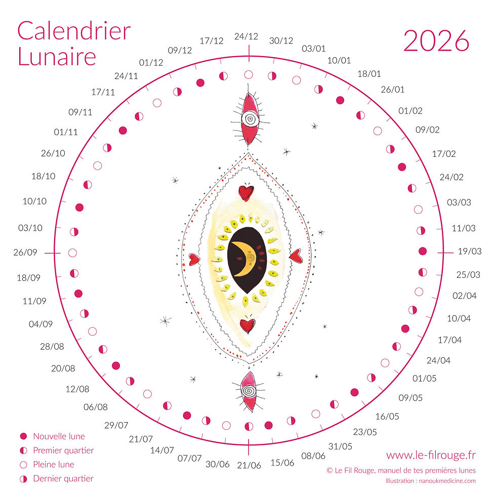 Calendrier lunaire 2026